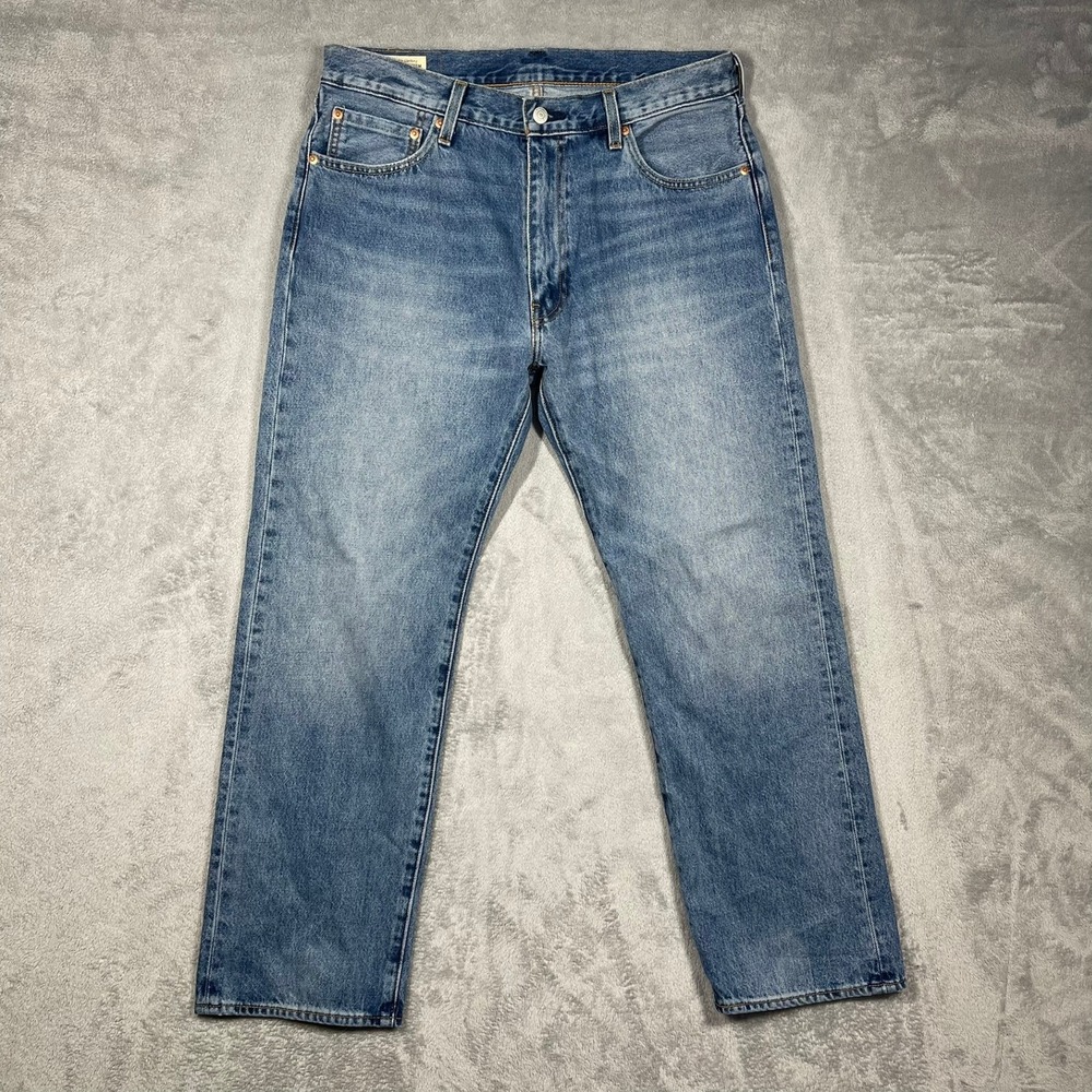 Levi's 505 Straight Leg Jeans Mens 33x32 Blue Premium Denim